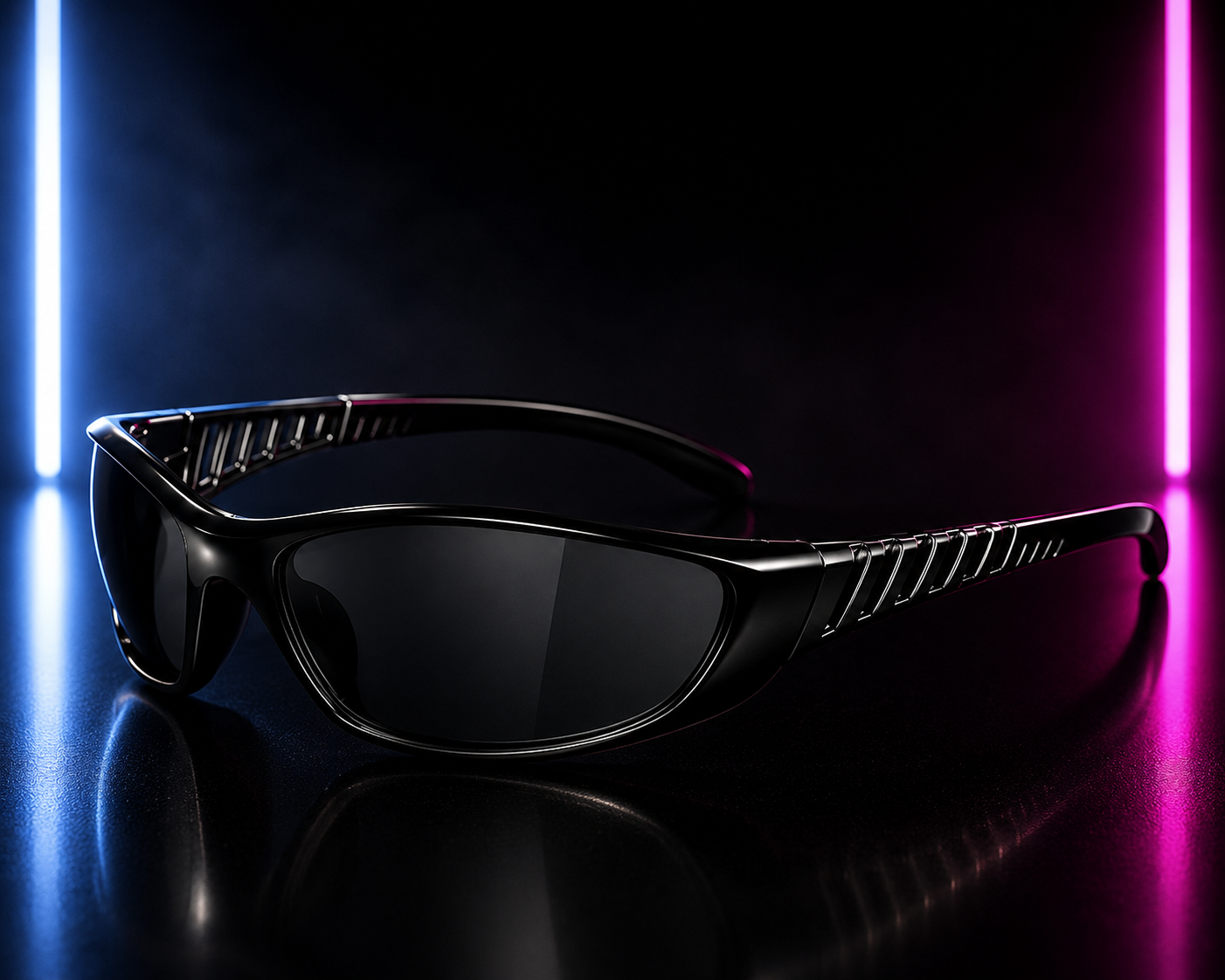Matrix Black Retro Glasses