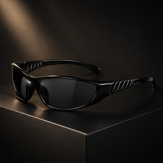 Matrix Black Retro Glasses